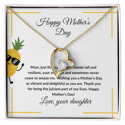 Happy Mother's Day pineapple theme from daughter