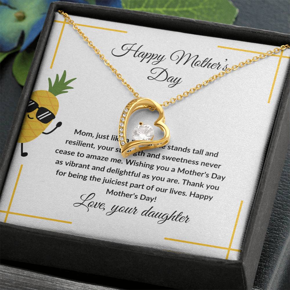 Happy Mother's Day pineapple theme from daughter